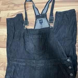 Cute grey overalls (light weight jean material)